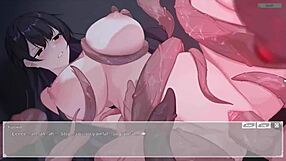 Parasitic evil bad endings with group monster banging in hentai