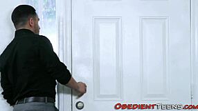 Fetish Sub Teen Fucked Hard by Monster Cock in Rough Lingerie Scene.