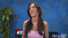 Massage turns into intense sex with pictures