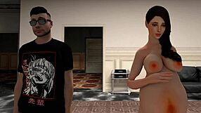 The j f's wife's hot affair with another man in a cartoon porn video