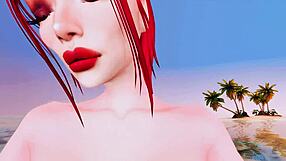 perverted mermaid deepthroats huge bbc in pov hentai cosplay with anal and creampie