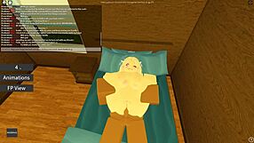 uhh, can't believe i'm bangin this cute whore with big black cock... roblox 46 mess