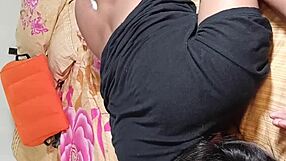 Hot Indian couple's sexy bikini-clad anal sex session