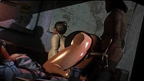 Office setting turns wild with interracial anime hentai action and busty characters