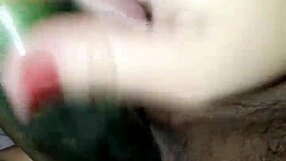 Claudia's Passionate Solo Play with Her Favorite Cucumber