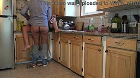 Turkish stepmom, are you stunned I licked my cum from your pussy?