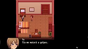 hentai game daily life of my countryside -español- parte 8 se atora y su culo sobre sale y escena lesbica