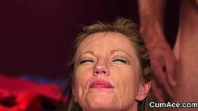 can you believe this hottie gulping all that cum?