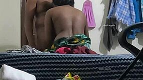 Indian college girl secretly sucking uncle's dick after class