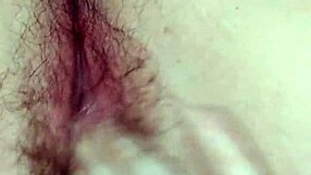 Amateur's first time exploring her pussy in video.