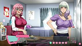 I’m obsessed with this futanari hentai game cowgirl creampie