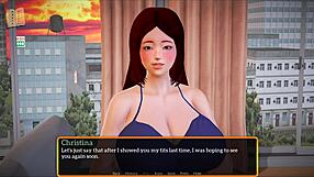 A walkthrough of the visual novel game My new stepfamily 600