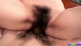 Asian miniskirt babe gets creampied in hardcore scene