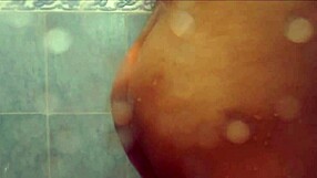 nasty latina pees in shower 😈