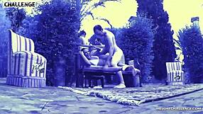 Mea Melone and Wendy Moon fuck Spanish guys in wild outdoor orgy!