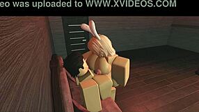Roblox Porn Slamming Bunny Slut Doggystyle Hard