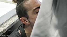 Stepson Loses Control and Rides Stepdad’s Cock Hard in Wild Bareback Action