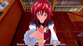 See-through magic in DxD's NTR madness with Rias and Akeno
