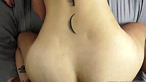 Step Sisters Caught in a Blowjob Threesome?