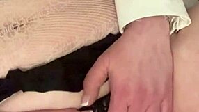 sexy minxycme plays with her dildo