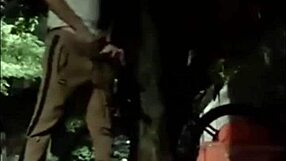 Public gay sex and exhibitionism with hot outdoor cock sucking