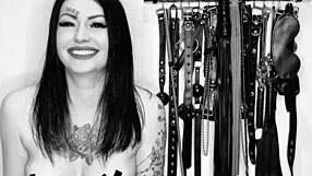 dominatrix nika gives joi and cei instructions