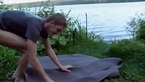 Pleasing girlfriend with friend in teen scenario