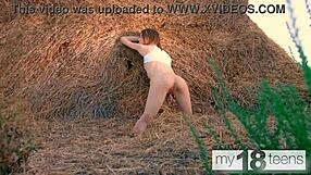 Small-boobed teens in hot solo sessions and lesbian action