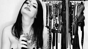 dominatrix nika gives joi and cei instructions