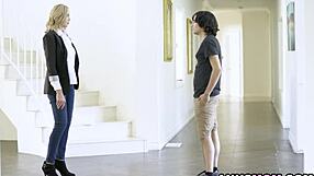 blonde milf lily james strikes a deal with ricky spanish to stop bullying