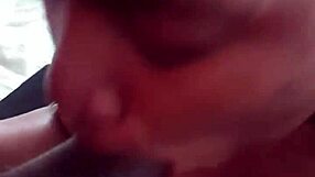 Black beauty gives great blow job and anal sex