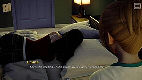 The blonde beauty who was once bullied is now in love with her bully in this visual novel