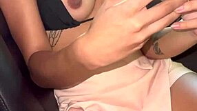 I record my friend doing webcam in her car