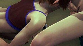 3D Japanese game featuring hardcore train sex with elves