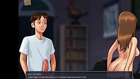 this episode of summertime saga is quite erotic