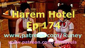 harem hotel 174 with new story developments and hotel adventures