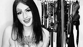 dominatrix nika gives joi and cei instructions