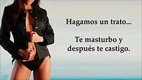 Spanish voice guides your jerk off instructions with humiliation