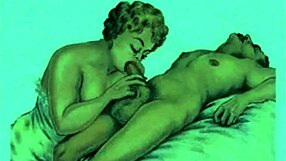 Show me that vintage erotic art style now