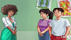 summertimesaga - joined the wild competition for top marks in episode 1 part 9