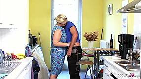 Curvy Mature German Wife Says, 'Seduce Me, Shy Handyman!' For Intense Ass Fucking!