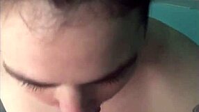 hot wife fucks contractor doggystyle bent over tight pussy with monster cock for husband to watch