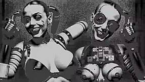 Dystopian Robot Whores Party in Futuristic Fetish Scenes