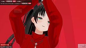 Get an erotic anime experience with Rin as she is punished with toys and experiences squirting sex with ASMR voice