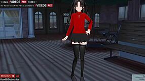 3D anime featuring Rin with toys and voice