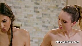 Oily Masseuses Jade Nile And Gianna Dior Sharing Cock In Group Massage