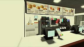 Roblox McDonald’s worker gets rough and tumble sex