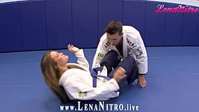 Karate teacher tutors blonde in fucking?