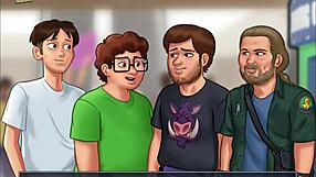 summertime saga 155, an erotic cartoon adventure