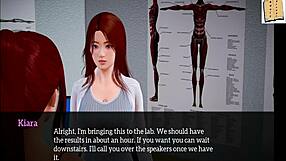 3D Anime Hentai Redhead with Small Tits in Homemade Erotic Scene